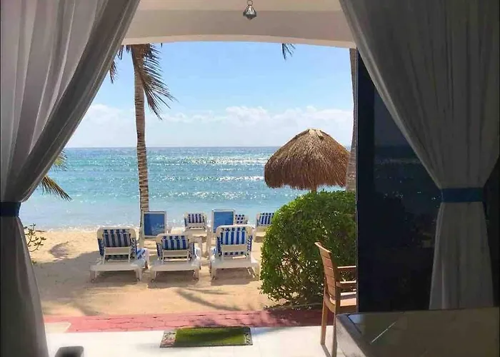 Beachfront Half Moon Bay * Akumal