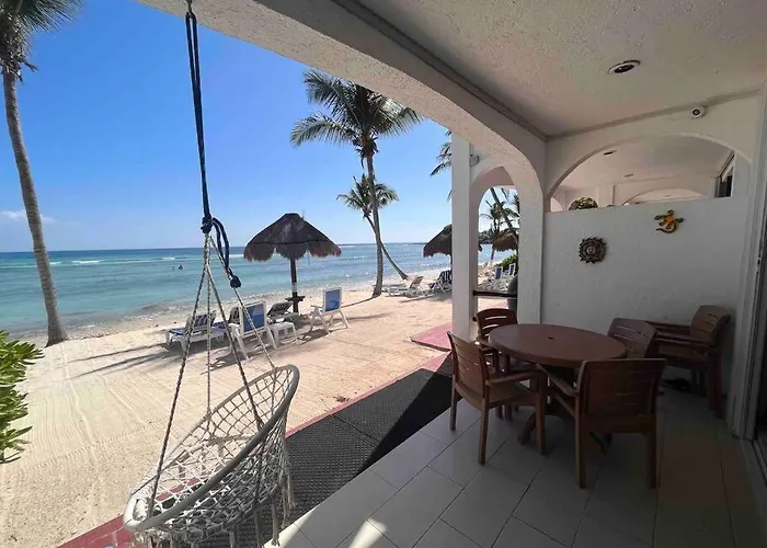Beachfront Half Moon Bay Apartamento Akumal